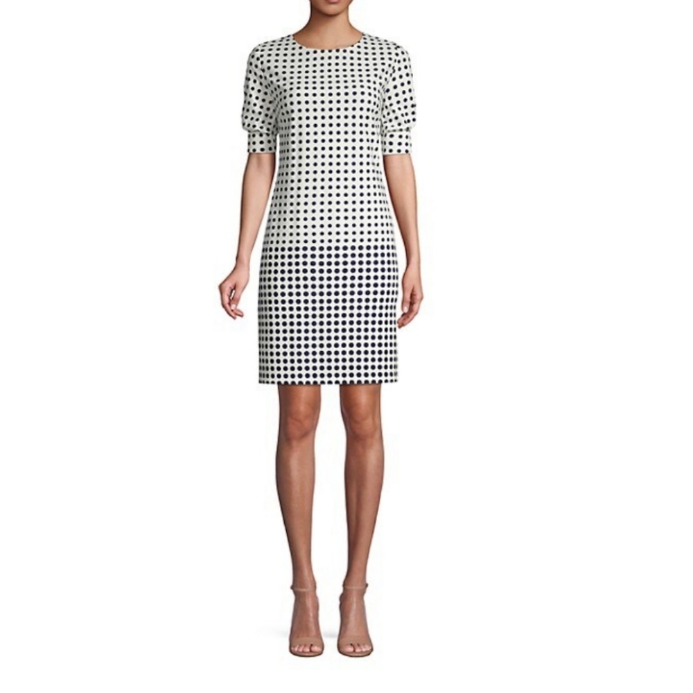 Karl Lagerfeld Black and White Mini Dress